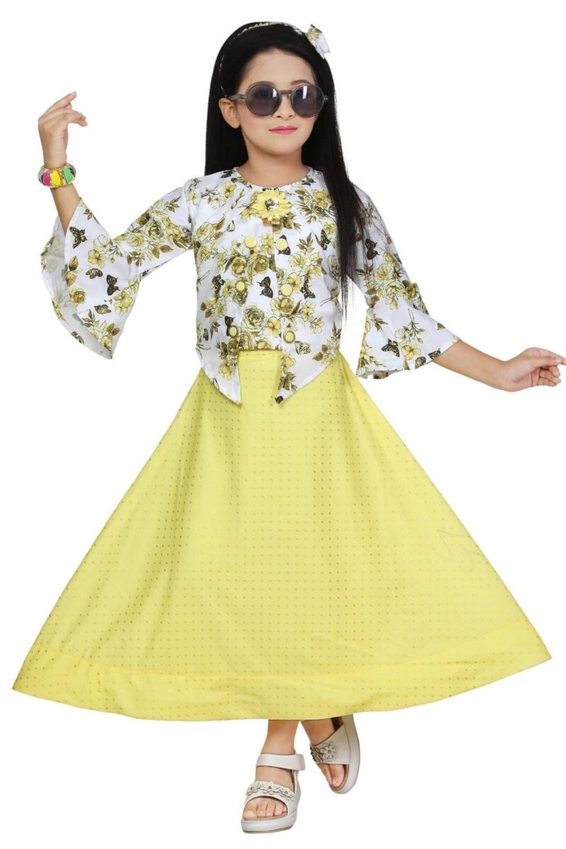 Crop Top Set For Girls