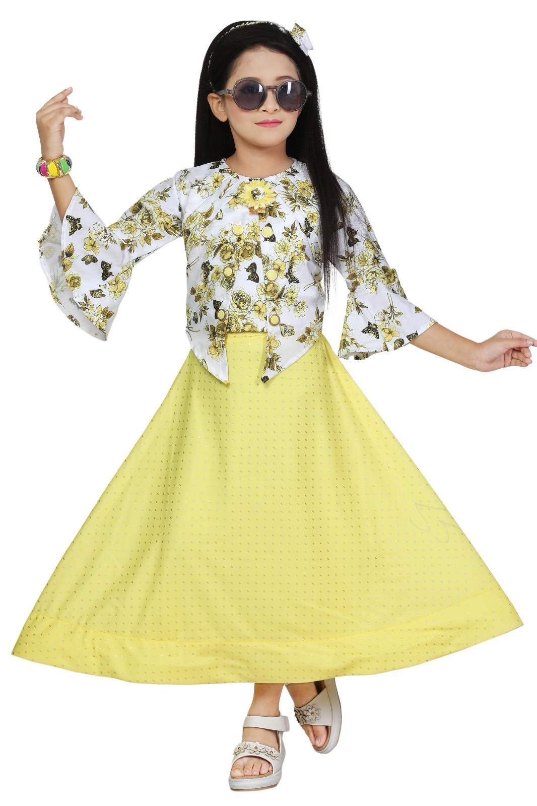 Crop Top Set For Girls