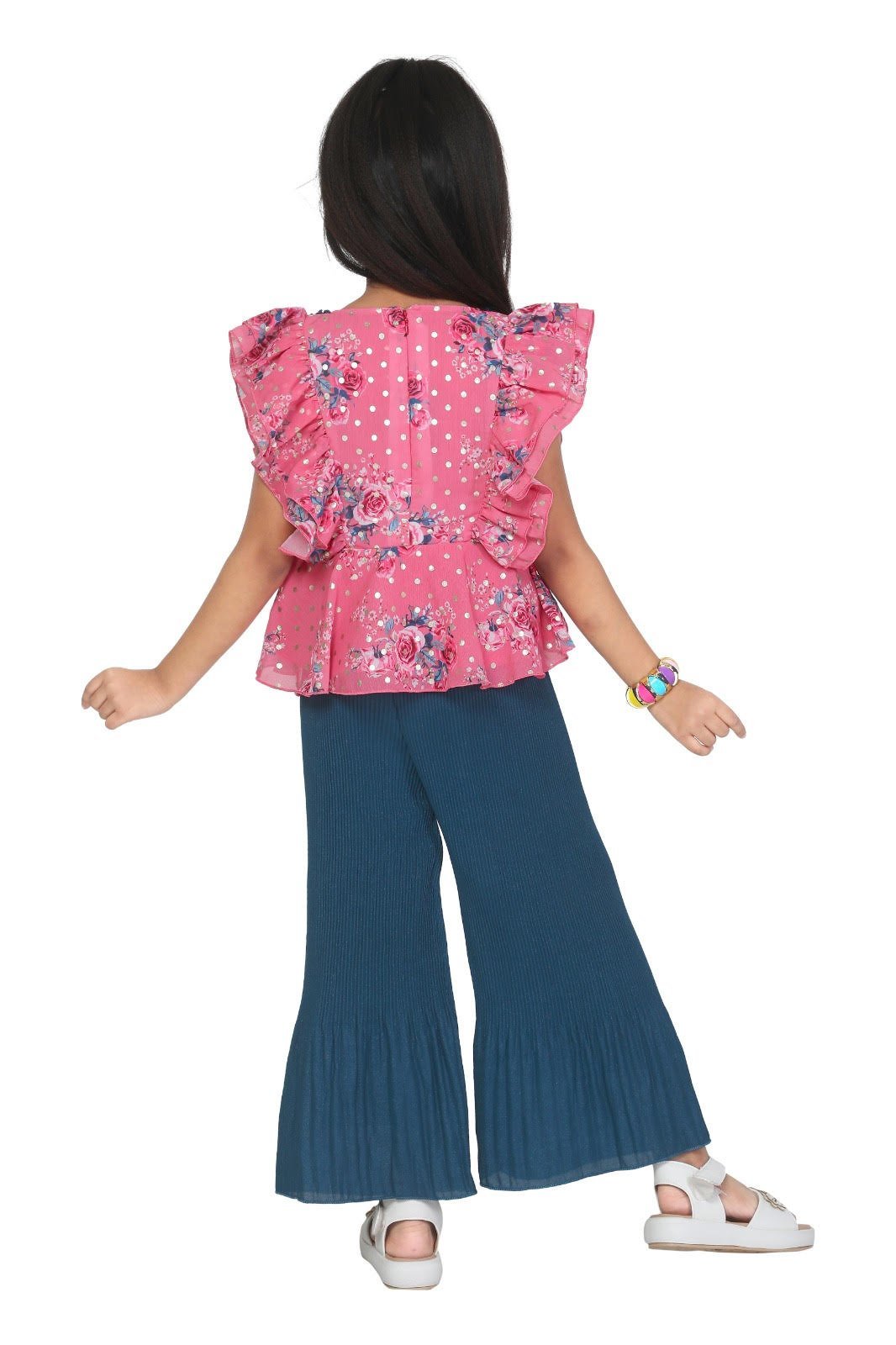 Palazzo Pant & Top Set For Girls - Image 4