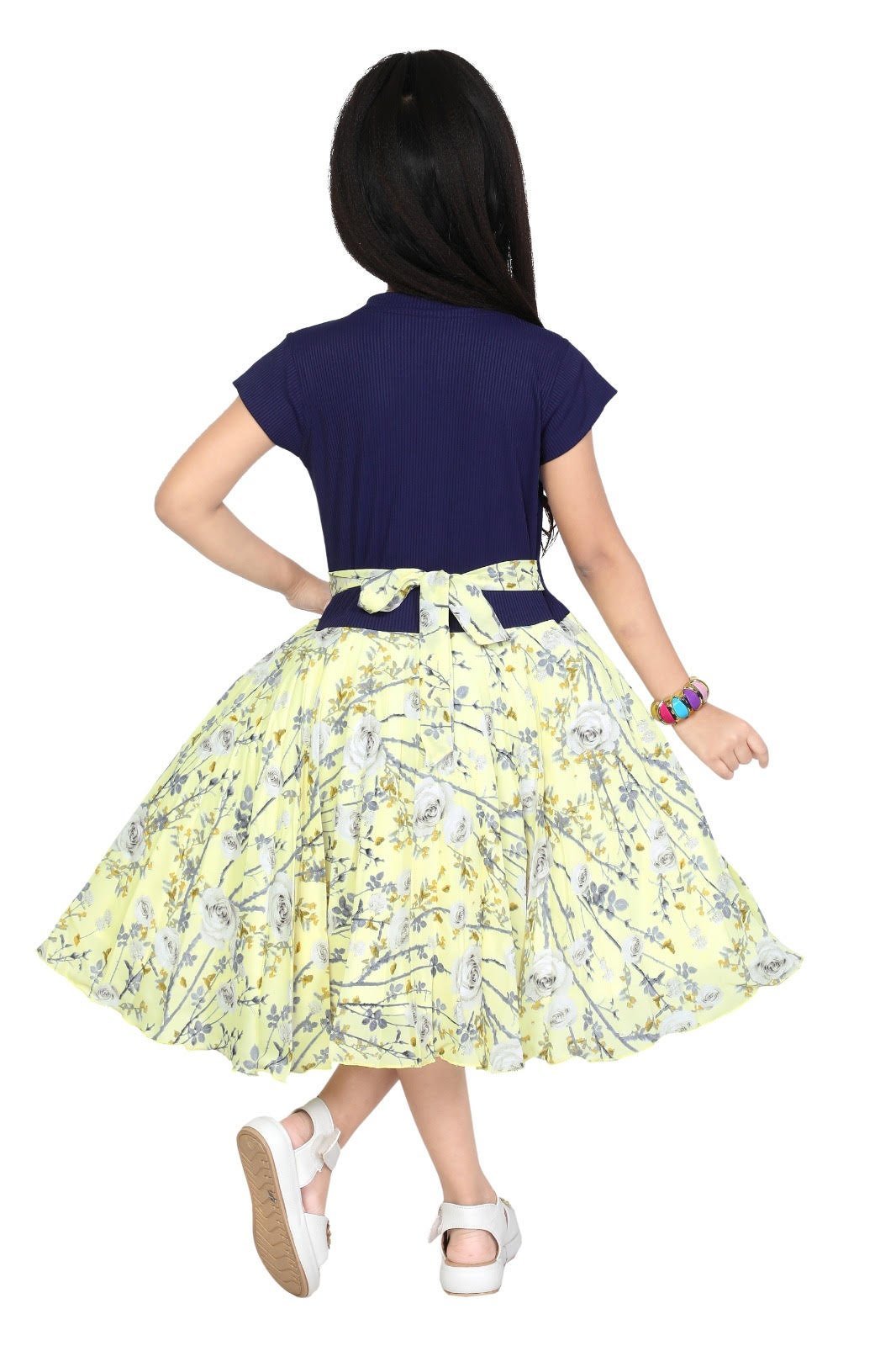 Knee Length Frocks For Girls - Image 4