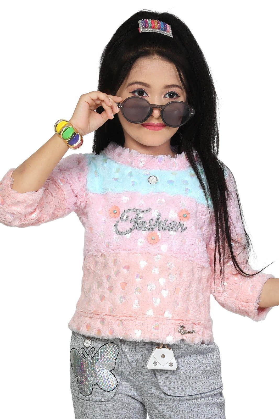 Straight Pant & Top Set For Girls - Image 3